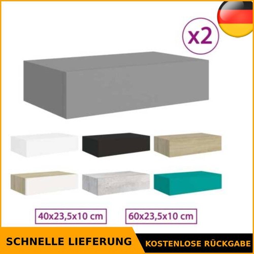 Wandregal mit schublade - wandregal,