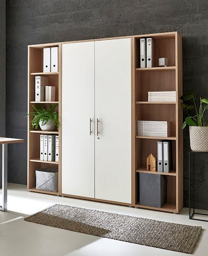 Büro schrankwand ideal für - schrankwand,