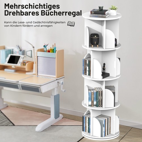 360 drehbares bücherregal - 360°,